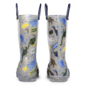 2020 China New Fashion Half Calf Rain Boots with Lights for kids